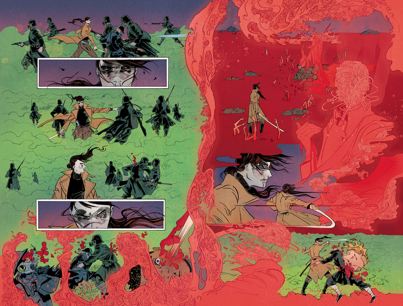 Pretty Deadly #8 colors by Bellaire